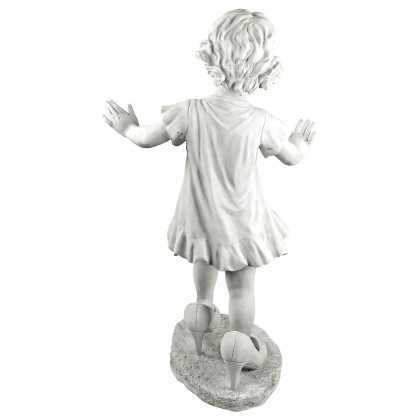Toscano - Hillary in Heels Garden Girl Statue