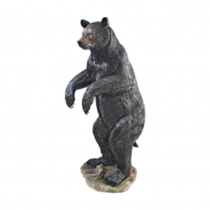 Toscano Fishing for Trouble Bear Statue - Grande