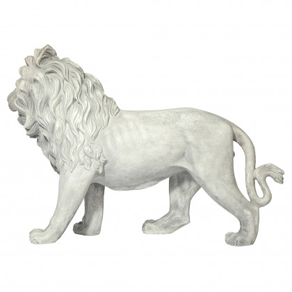Toscano Regal Lion Sentinel of Grisham Manor Statue - Left Foot Forward