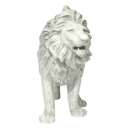 Toscano Regal Lion Sentinel of Grisham Manor Statue - Right Foot Forward