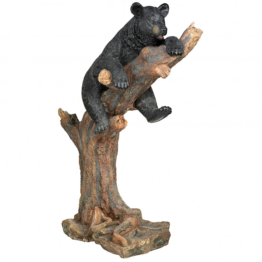 Toscano - Forest Vantage Point Black Bear Statue