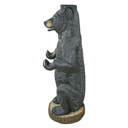 Toscano - Postal Bear Mailbox Post Sleeve Statue