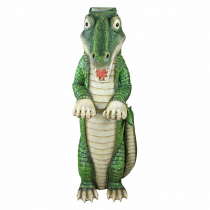 Toscano - Postal Gator Mailbox Post Sleeve Statue