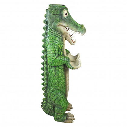Toscano - Postal Gator Mailbox Post Sleeve Statue
