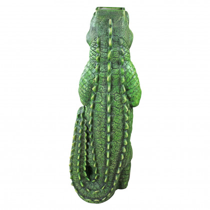 Toscano - Postal Gator Mailbox Post Sleeve Statue