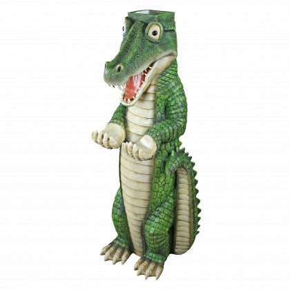 Toscano - Postal Gator Mailbox Post Sleeve Statue