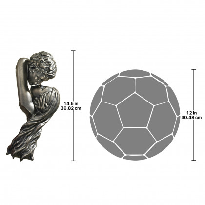 Toscano - Dream Lovers Kissing Wall Sculpture