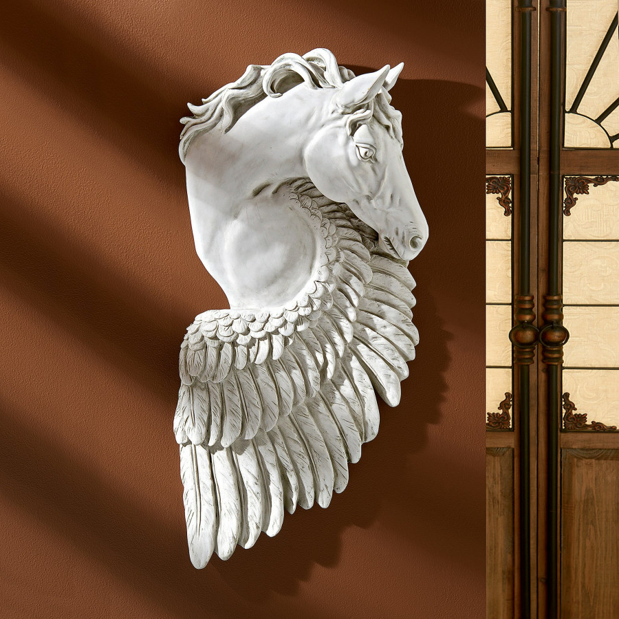 Toscano - Wings of Fury Pegasus Horse Wall Sculpture