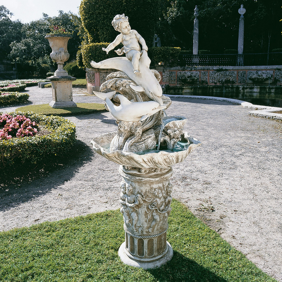 Toscano - Young Poseidon Sculptural Fountain