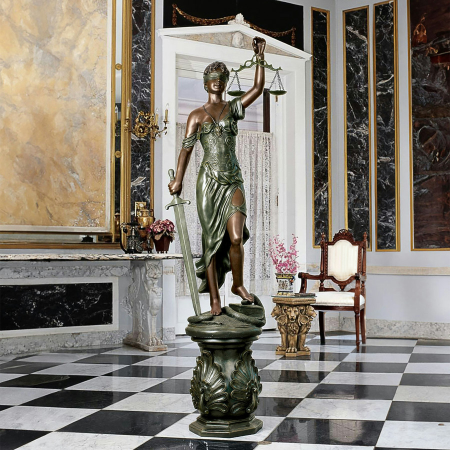 Toscano - Themis Goddess of Blind Justice Grande Law Statue
