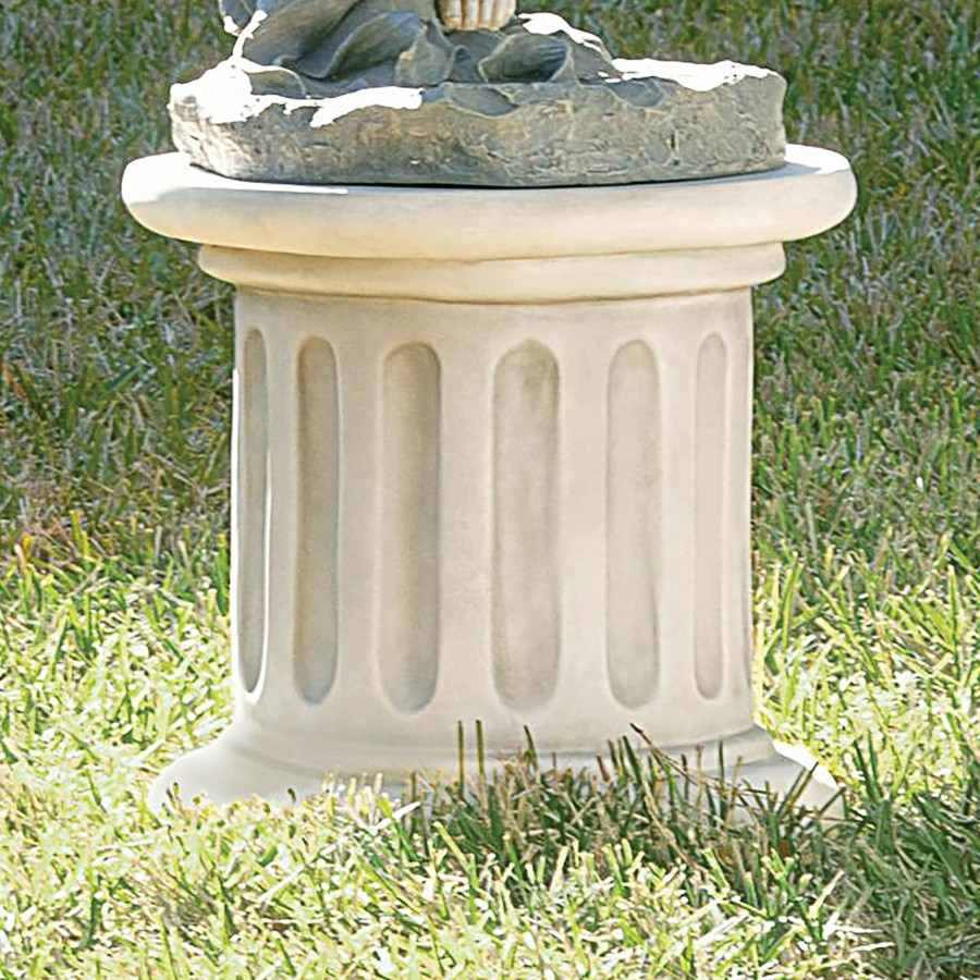 Toscano Roman Doric Wide Column Classical Fluted Architectural Plinth