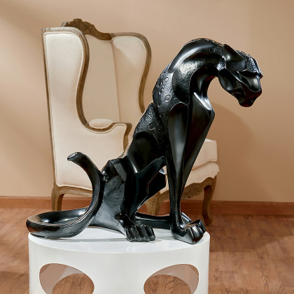 Toscano - Rampant Tranquility Jungle Jaguar Panther Statue