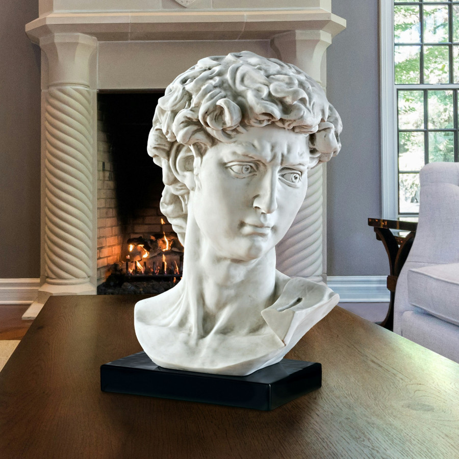 Toscano - Bust of Michelangelo David Statue