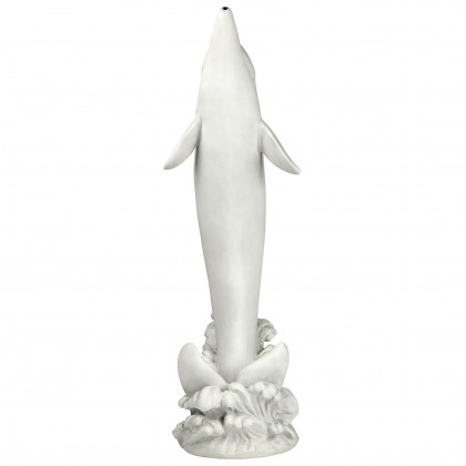 Toscano Tropical Tale Leaping Dolphin Piped Garden Statue - Large