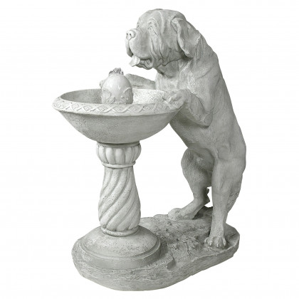 Toscano - Quenching a Big Thirst Sculptural Dog Fountain