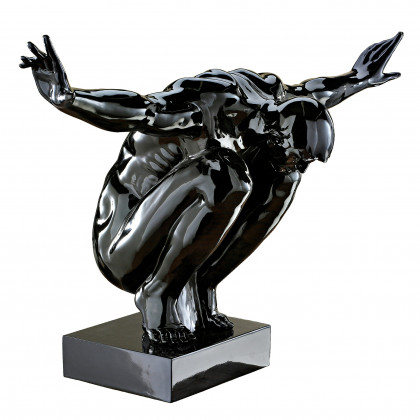 Toscano - Sustained Ambition Modern Male Nude Statue