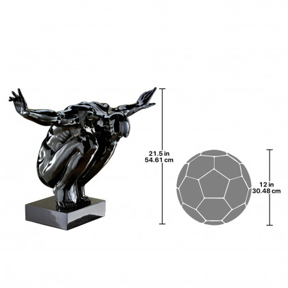 Toscano - Sustained Ambition Modern Male Nude Statue