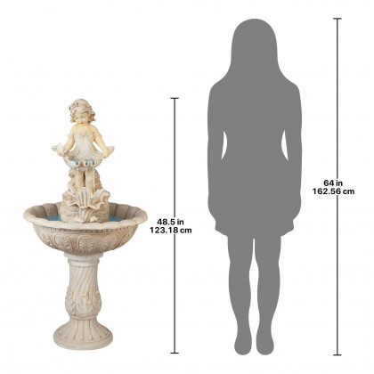 Toscano Abigail Bountiful Apron Fountain with Splash