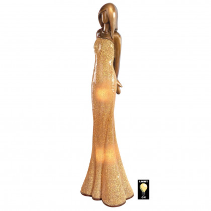 Toscano - Golden Girl Tesserae Illuminated Sculpture