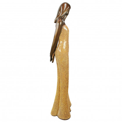 Toscano - Golden Girl Tesserae Illuminated Sculpture