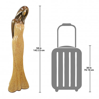 Toscano - Golden Girl Tesserae Illuminated Sculpture