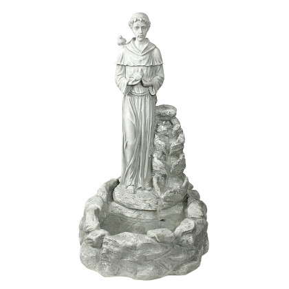 Toscano - Nature Blessed Prayer Saint Francis Sculptural Fountain