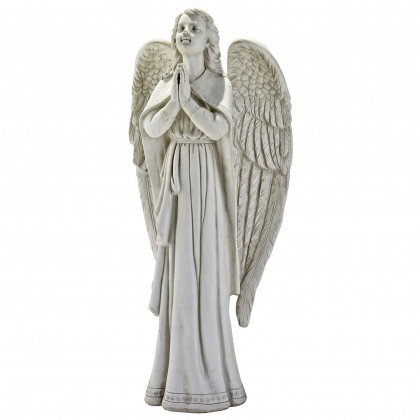 Toscano Divine Guidance Praying Angel Large Garden Statue