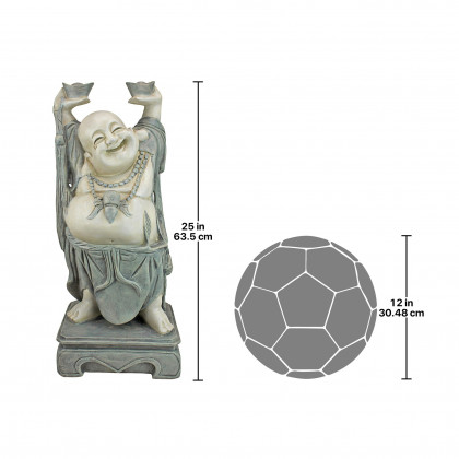 Toscano - Jolly Hotei Buddha Statue