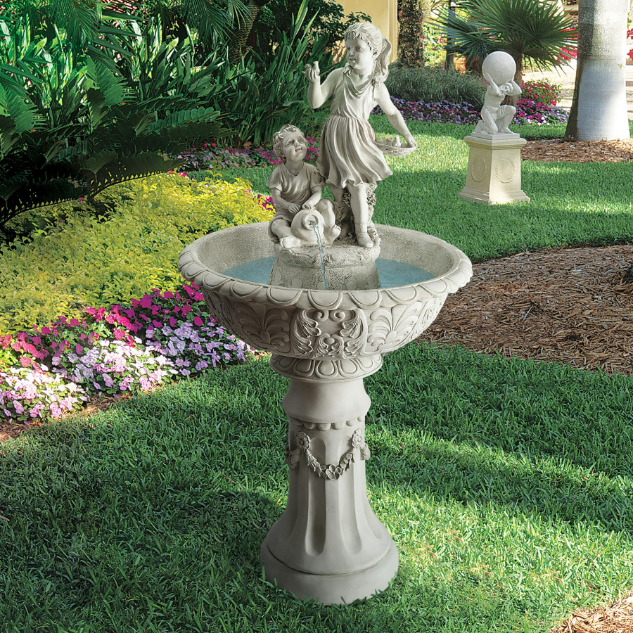 Toscano - Nature Children Sculptural Fountain