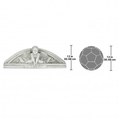 Toscano - Cherubs Grande Welcome Sculptural Wall Pediment