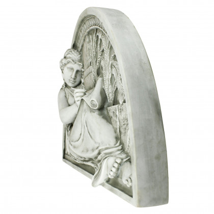 Toscano - The Little Author Lunette Wall Sculpture