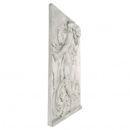 Toscano Dancing Greek Maenad with Thyrsus Wall Frieze - Right
