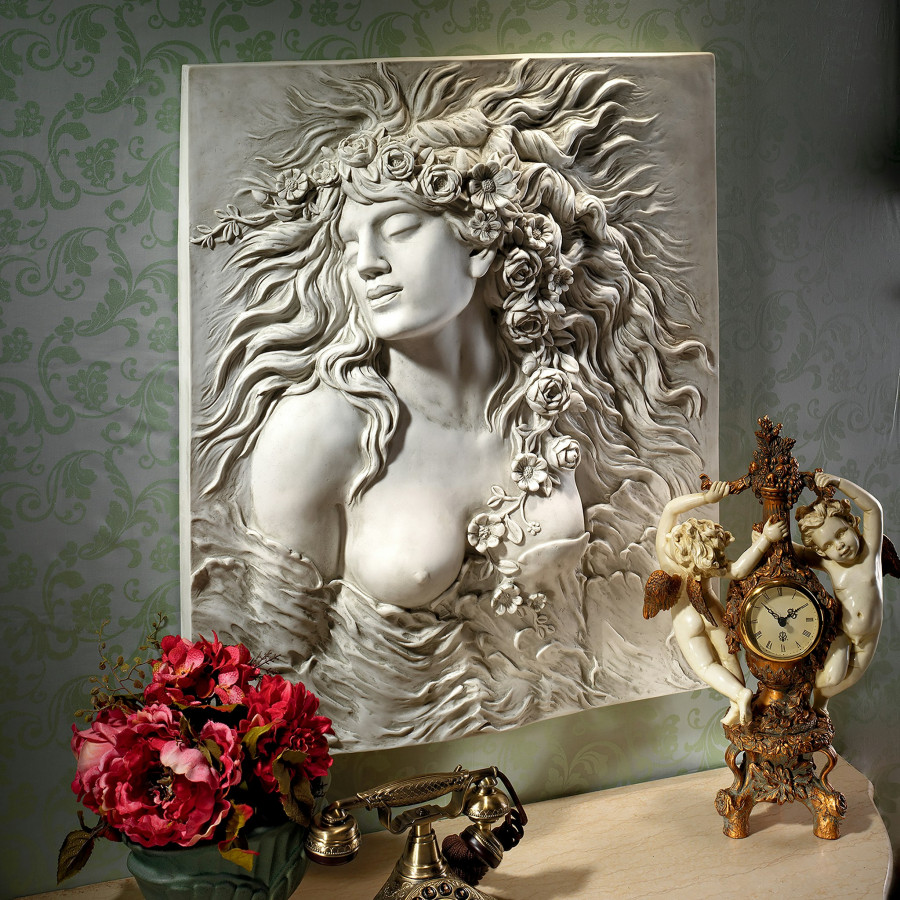 Toscano - Shakespeare Ophelia Desire Wall Sculpture