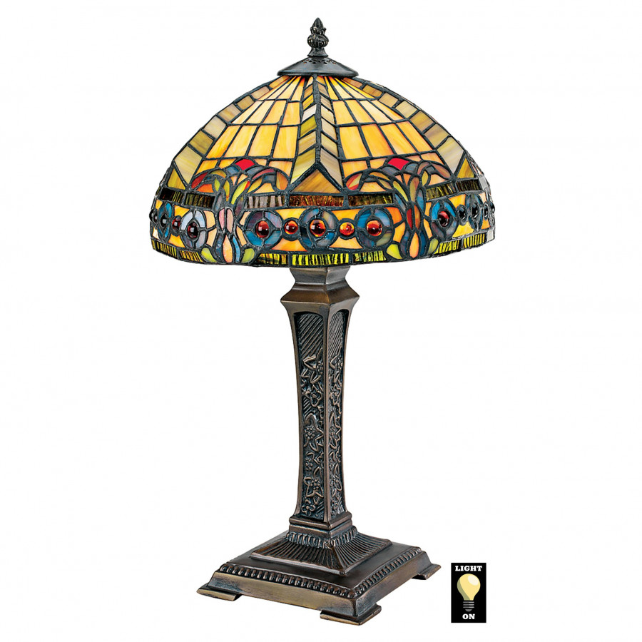 Toscano - The Carlisle Beaux-Arts Lamp in Stained Glass