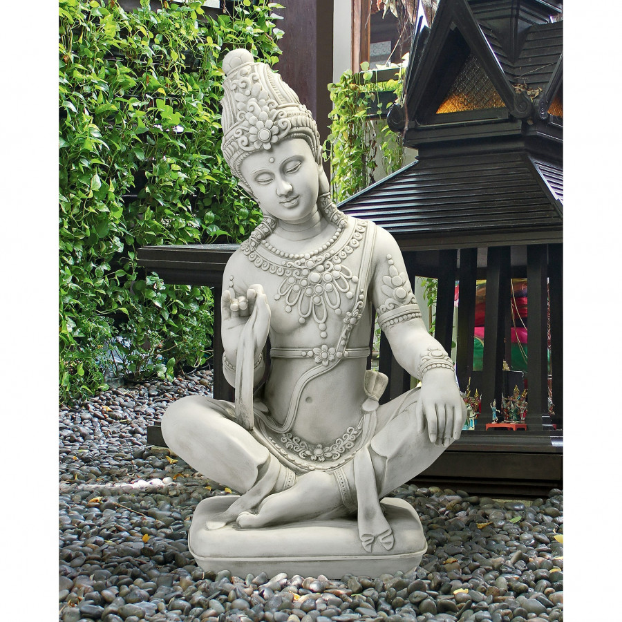 Toscano - Sitting Thai Teppanom Beautiful Being Statue