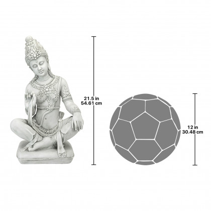 Toscano - Sitting Thai Teppanom Beautiful Being Statue