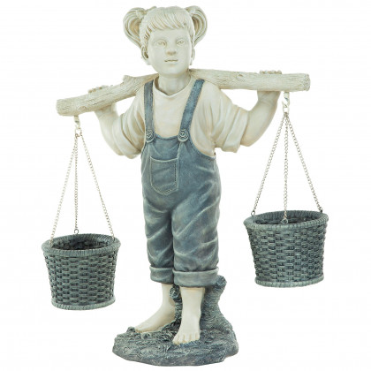 Toscano Flowers for Felicity Little Girl Large Garden Statue