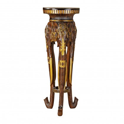 Toscano - Majestic Elephant Sculptural Pedestal