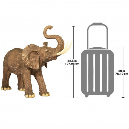 Toscano - Triumphant Entry Elephant Statue