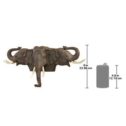Toscano - Raised Expectations Elephant Wall Sculpture