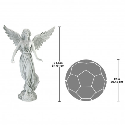 Toscano Angel of Patience Statue - Medium