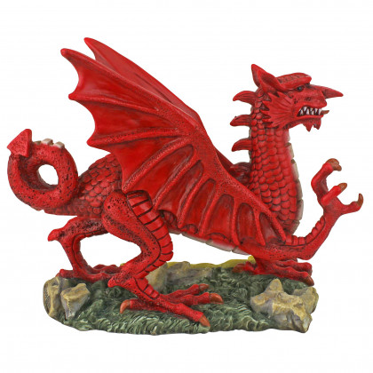 Toscano - The Red Welsh Dragon Statue Collection in Desktop