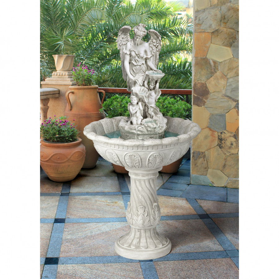 Toscano - Heavenly Moments Angel Sculptural Fountain