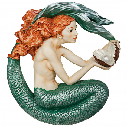 Toscano - Misty Mae Siren of the Sea Mermaid Wall Sculpture