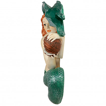 Toscano - Misty Mae Siren of the Sea Mermaid Wall Sculpture
