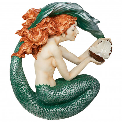 Toscano - Misty Mae Siren of the Sea Mermaid Wall Sculpture