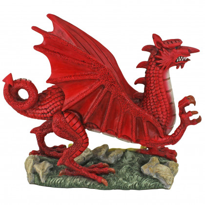 Toscano - The Red Welsh Dragon Statue Collection in Small