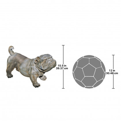 Toscano - Brutus the English Bulldog Statue