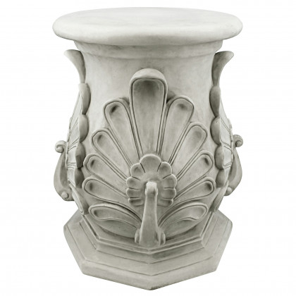 Toscano Classic Peacock Statuary Pedestal - Stone Finish