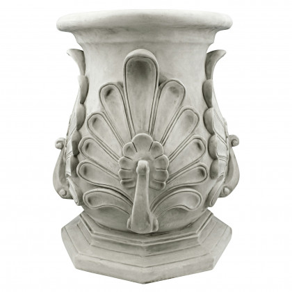 Toscano Classic Peacock Statuary Pedestal - Stone Finish